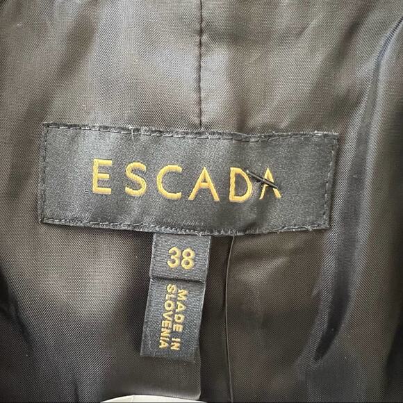 Escada Tux Style Blazer with Metallic Sparkle Size Medium - Picture 6 of 8